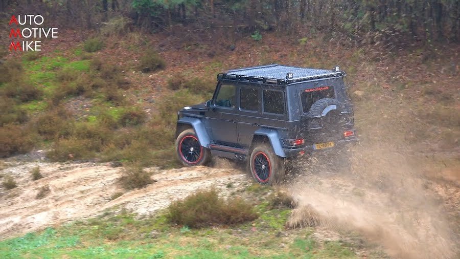 Mercedes G500 4x4² By Brabus Shows Its Worth During Off-Road Adventure